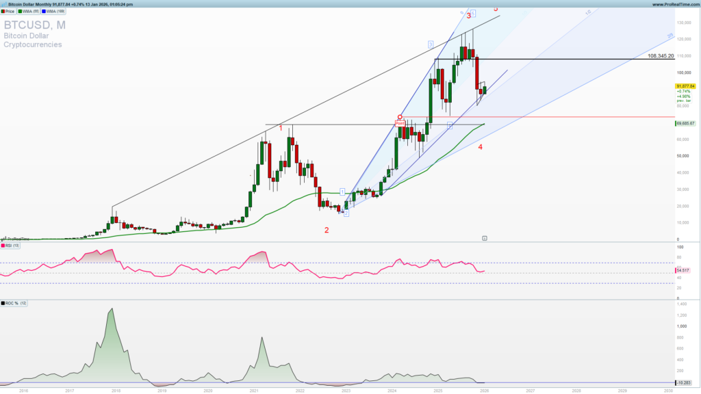 Bitcoin monthly chart